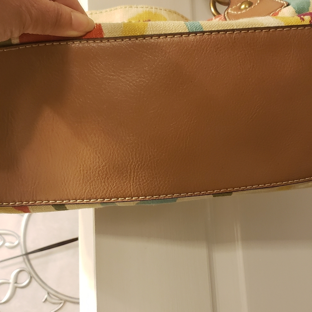 Fossil canvas handbag/shoulder bag. - Picture 3 of 8